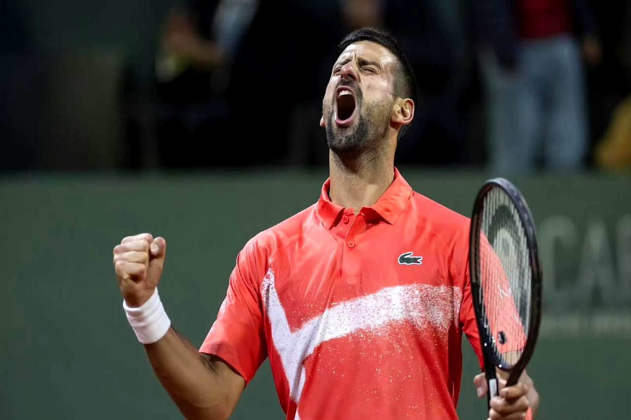 美国网球队鏖战日本网球队，德约科维奇打破历史纪录